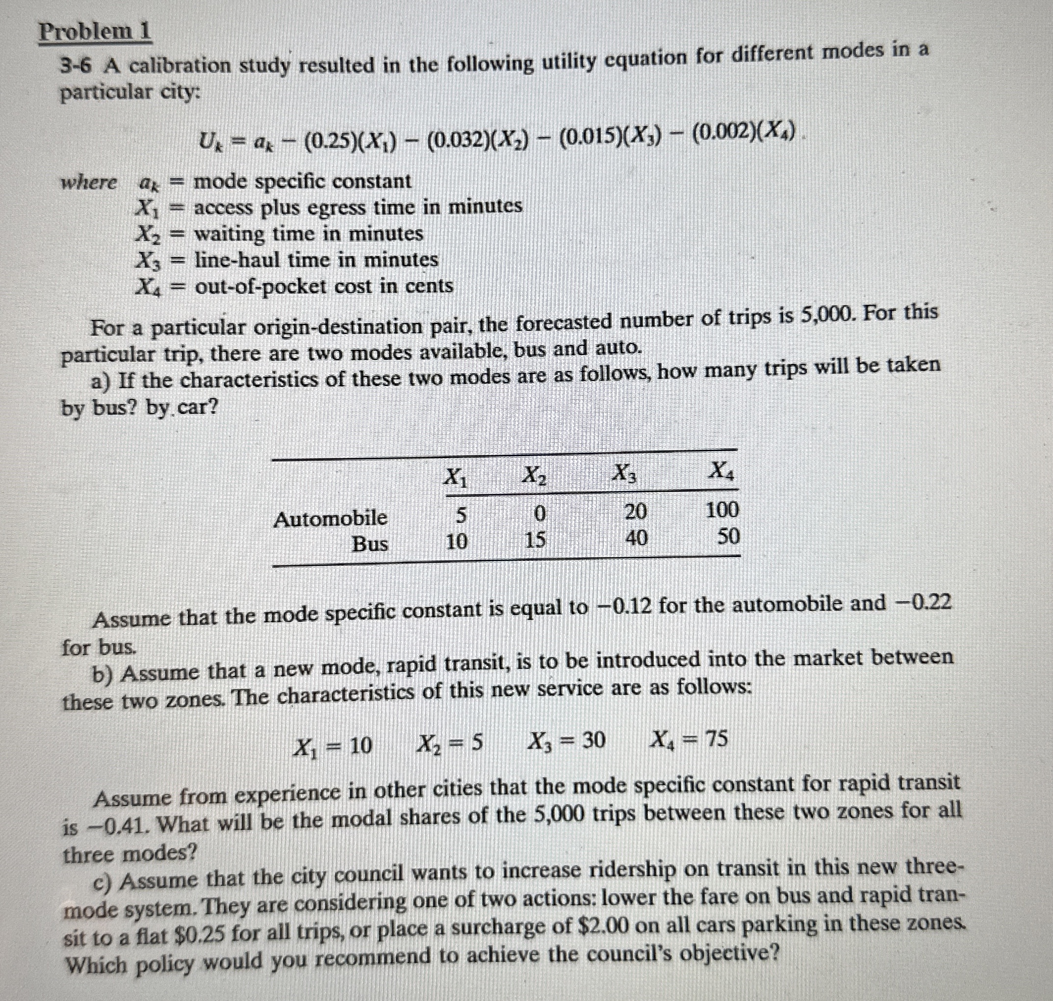 3 - 6 A calibration study resulted in the