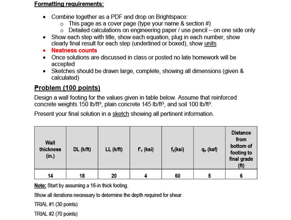 Formatting requirements: Combine together as a