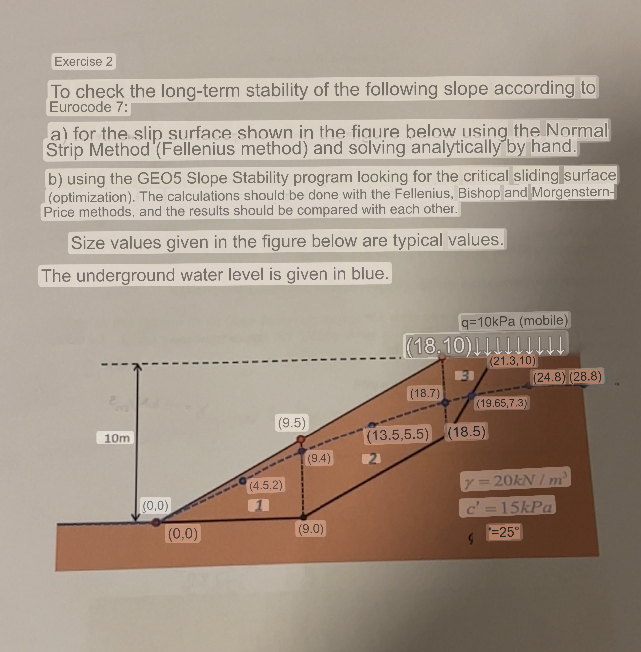 Exercise 2 To check the long - term stability of