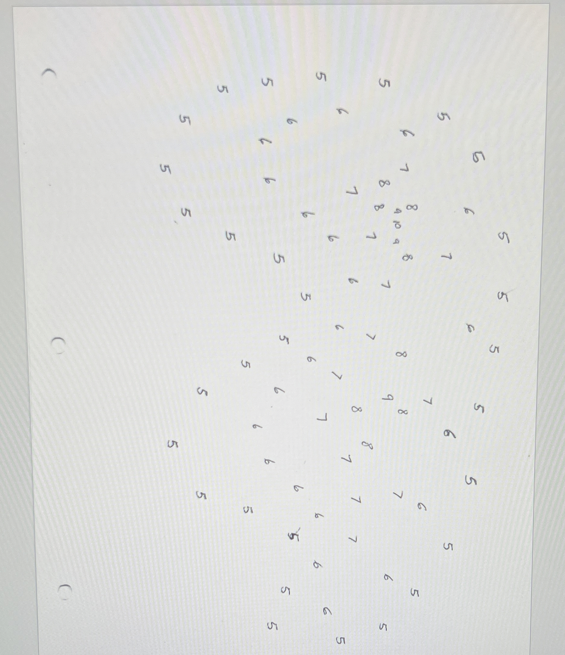Construct the contour lines from the data provided