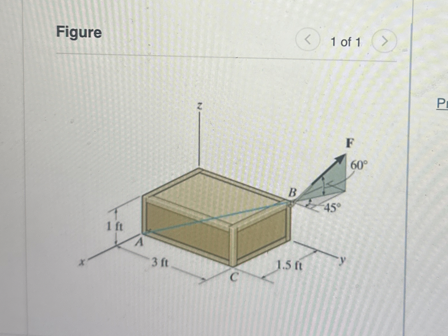 In ( Figure 1 ) , F = 5 5 l b . In ( Figure 1 ) ,
