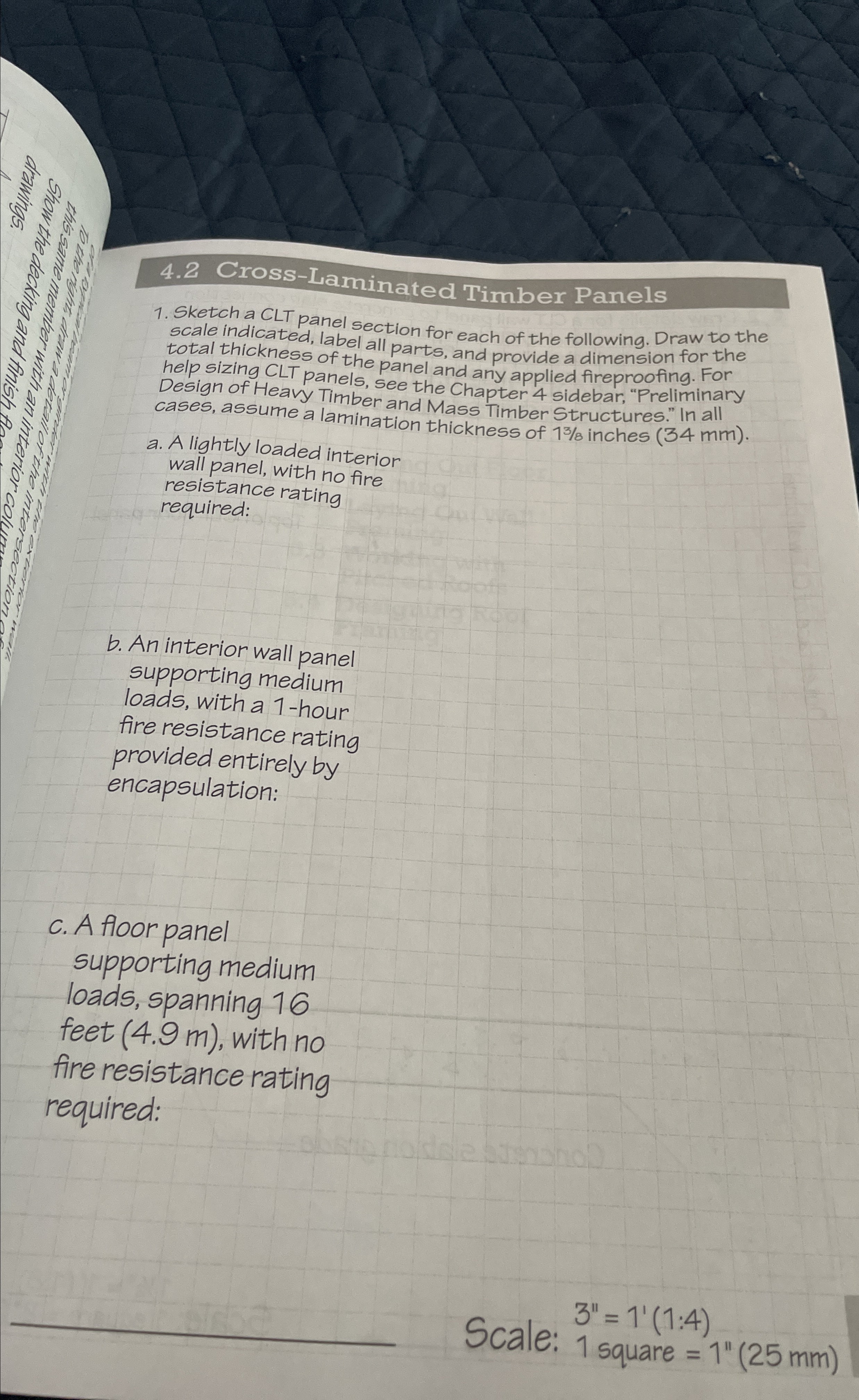 4 . 2 Cross - Laminated Timber Panels Sketch a