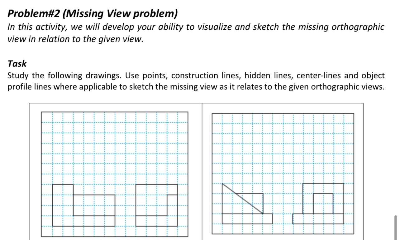 Problem# 2 ( Missing View problem ) In this
