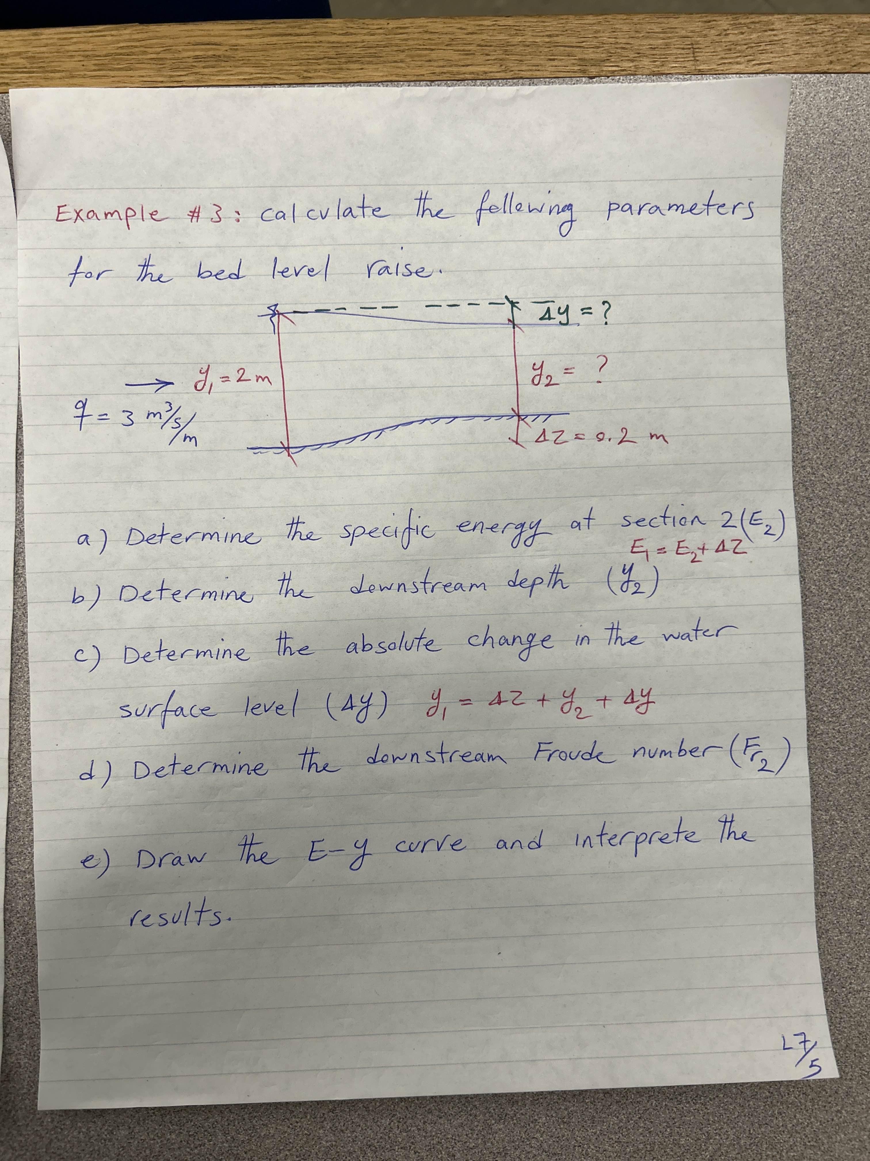 Example # 3 : calculate the follewing parameters