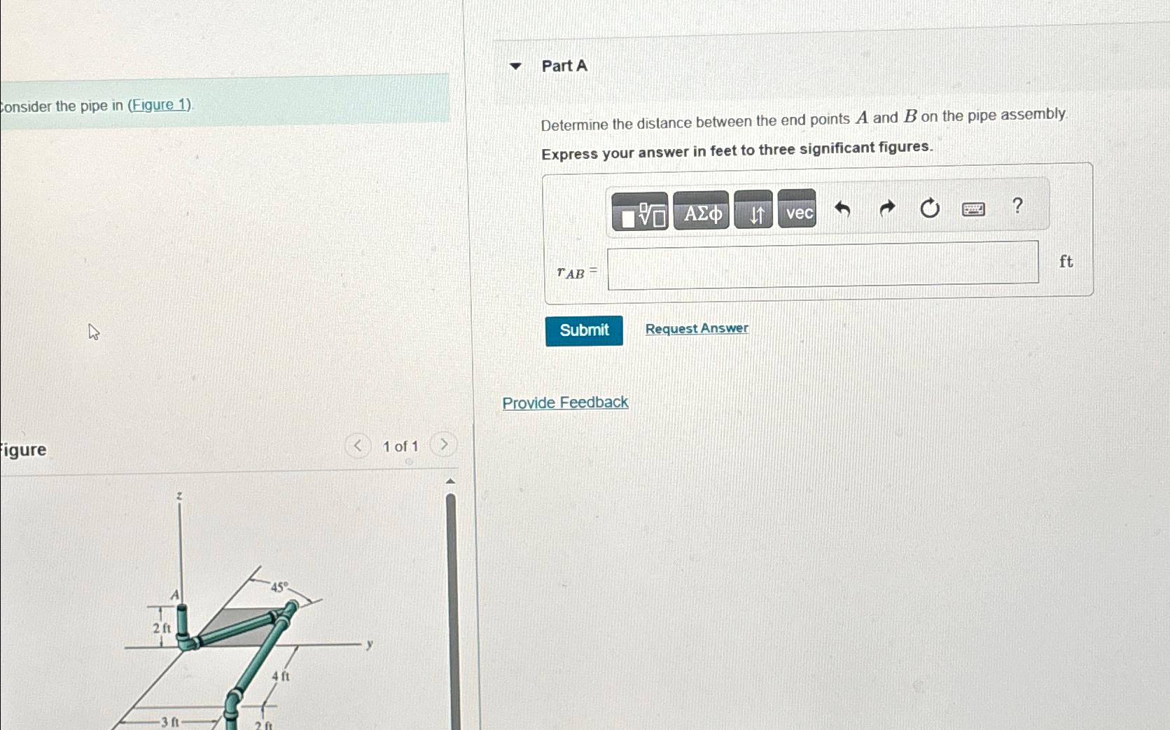 Part A Fonsider the pipe in ( Figure 1 ) .
