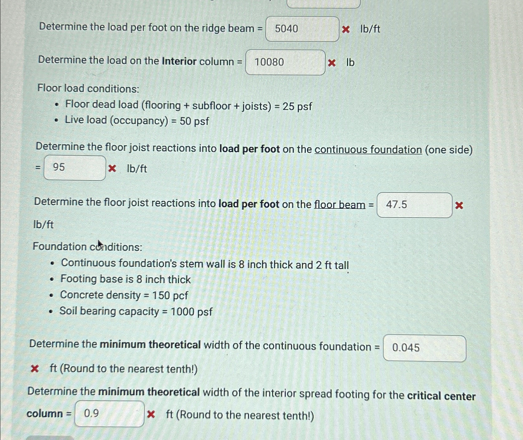 SECTION THROVGH BUILDING FBAMING PLAN - ROF (