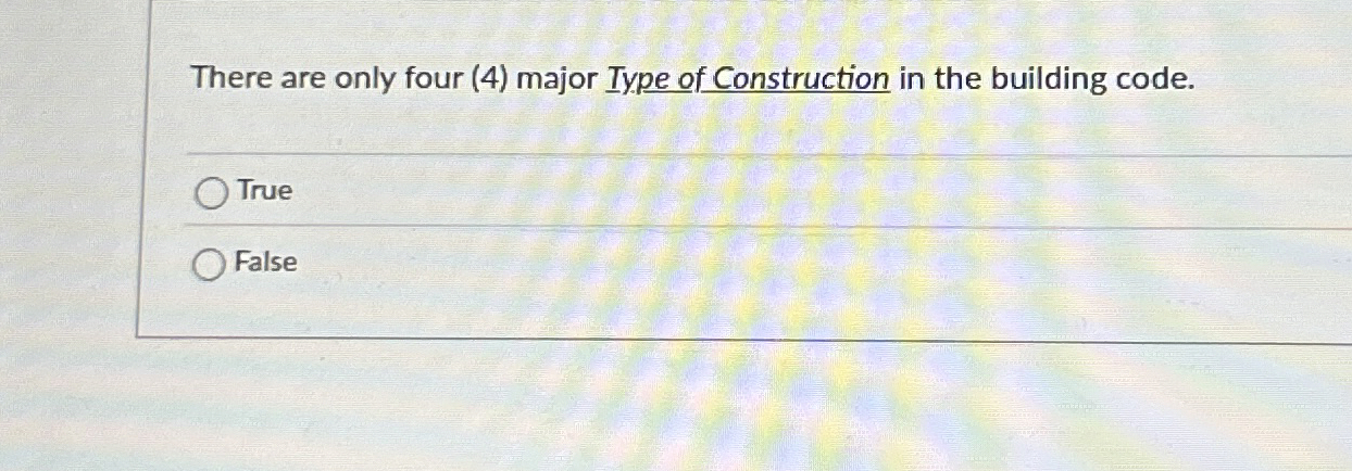 There are only four ( 4 ) major Type of