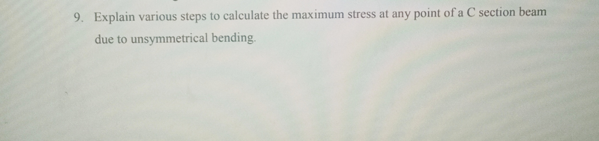 Explain various steps to calculate the maximum