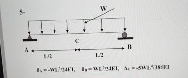 A - Use the virtual work method ( use integration