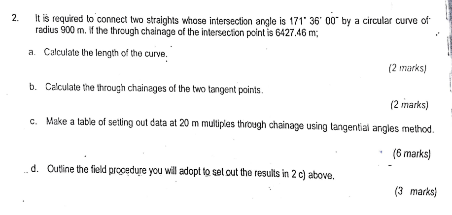 It is required to connect two straights whose