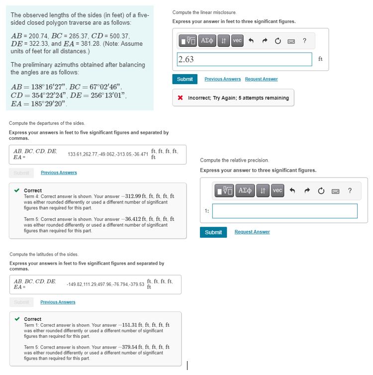 The observed lengths of the sides ( in feet ) of