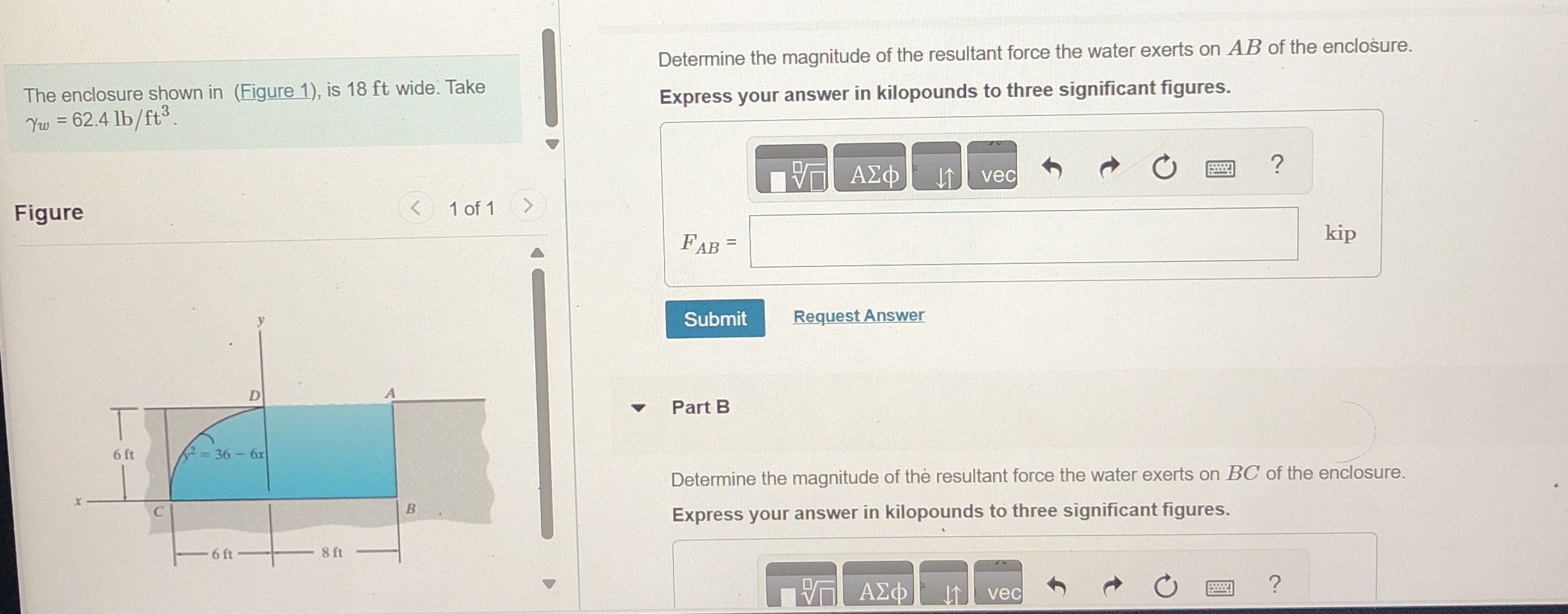 The enclosure shown in ( Figure 1 ) , is 1 8 ft