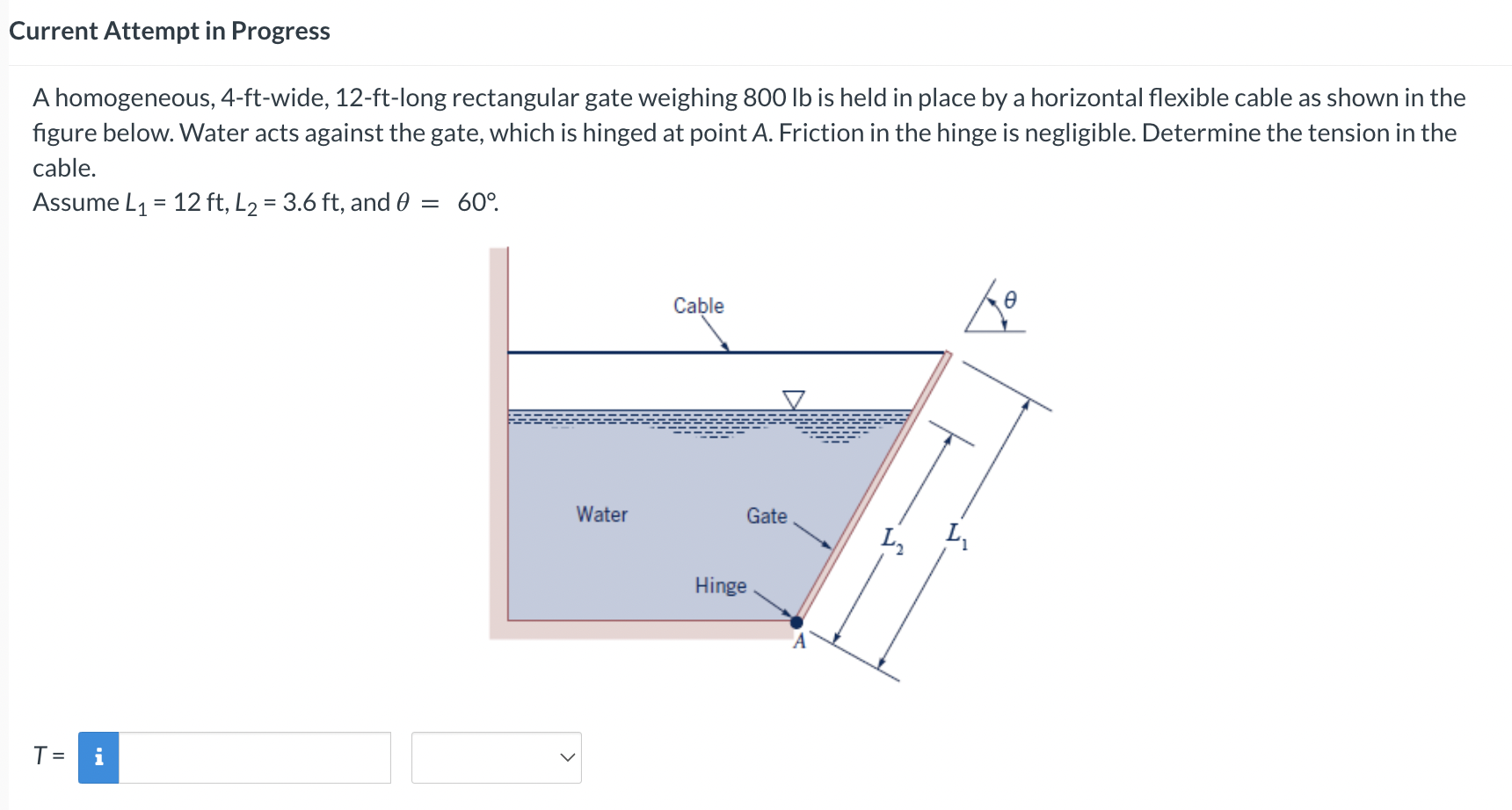 Current Attempt in Progress A homogeneous, 4 - ft