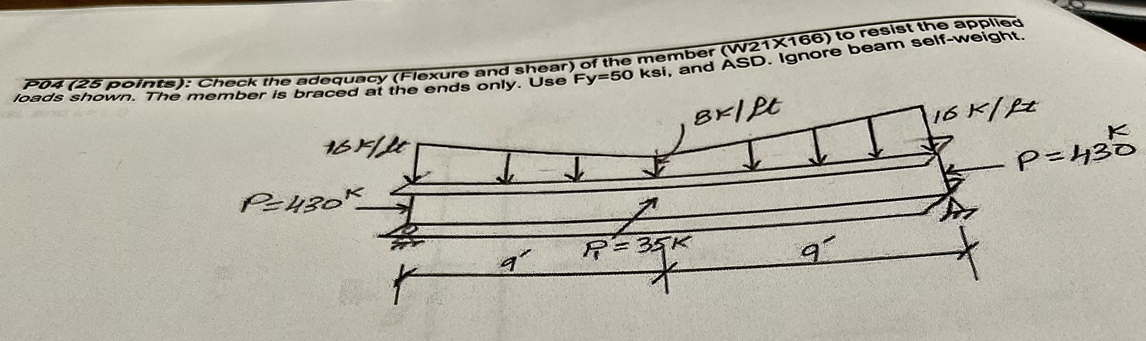 P 0 4 ( 2 5 points ) : Check the adequacy (