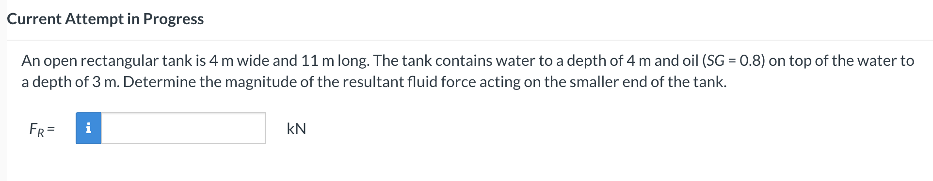 Current Attempt in Progress An open rectangular