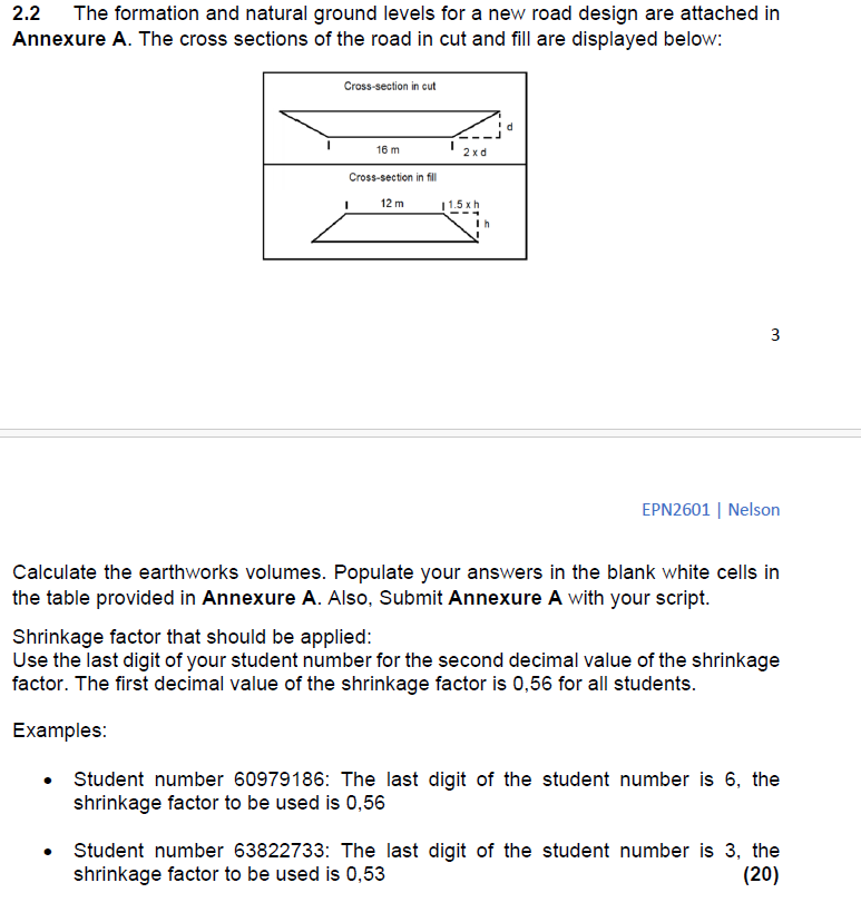 2 . 2 The formation and natural ground levels for