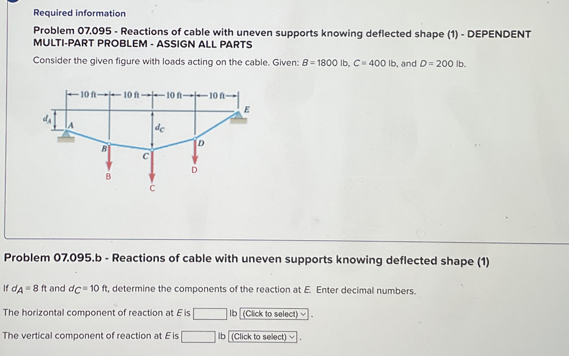 Required information Problem 0 7 . 0 9 5 -