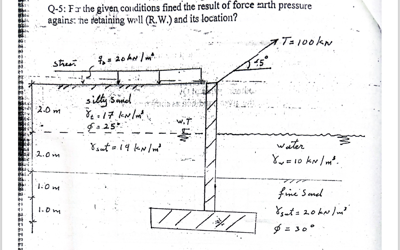 Q - 5 : Fr the given conditions fined the result