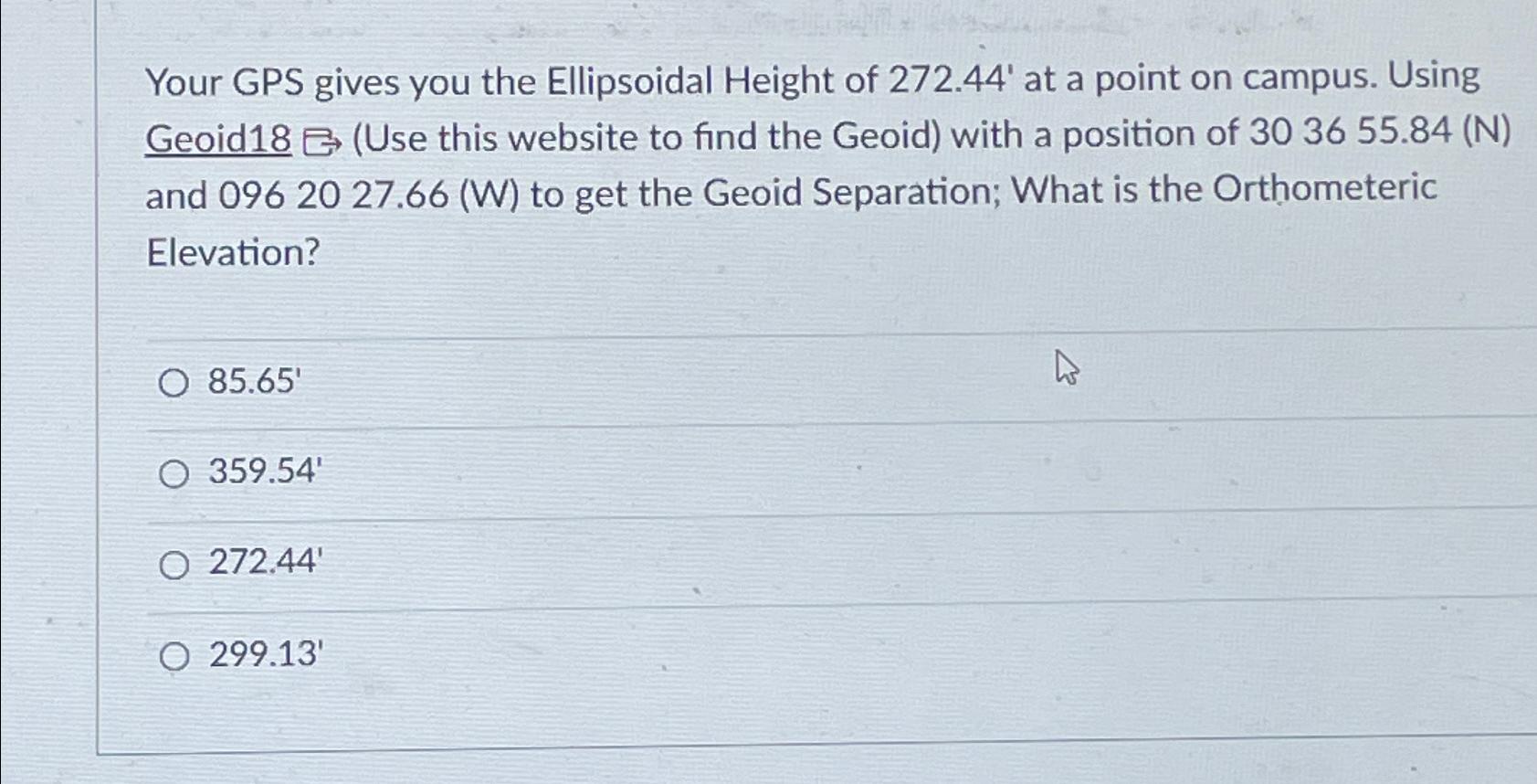 Your GPS gives you the Ellipsoidal Height of