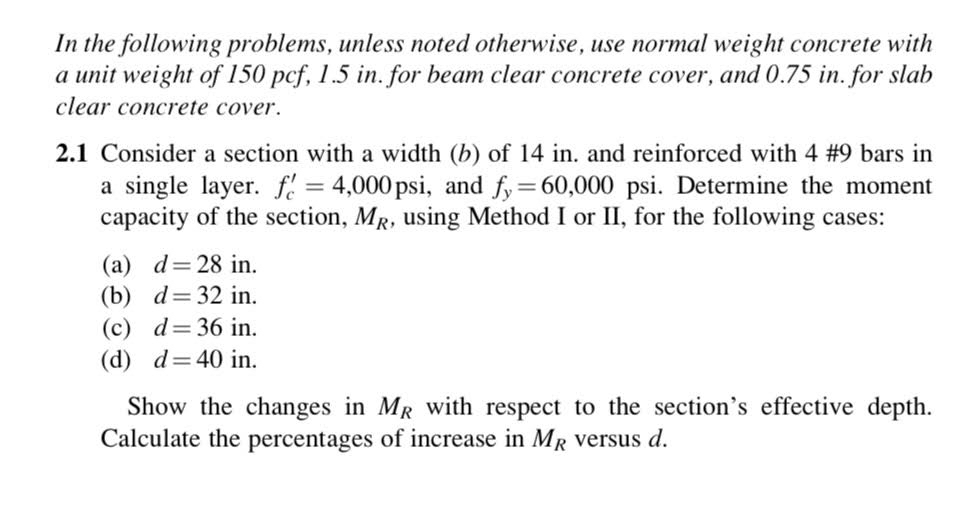Give detailed study notes for concrete structures