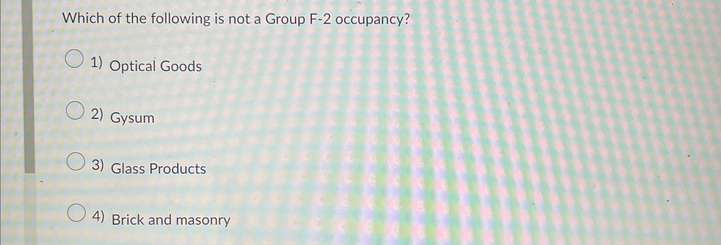 Which of the following is not a Group F - 2