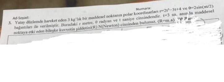 ba ntilar ile verilmi tir . Buradaki r metre,