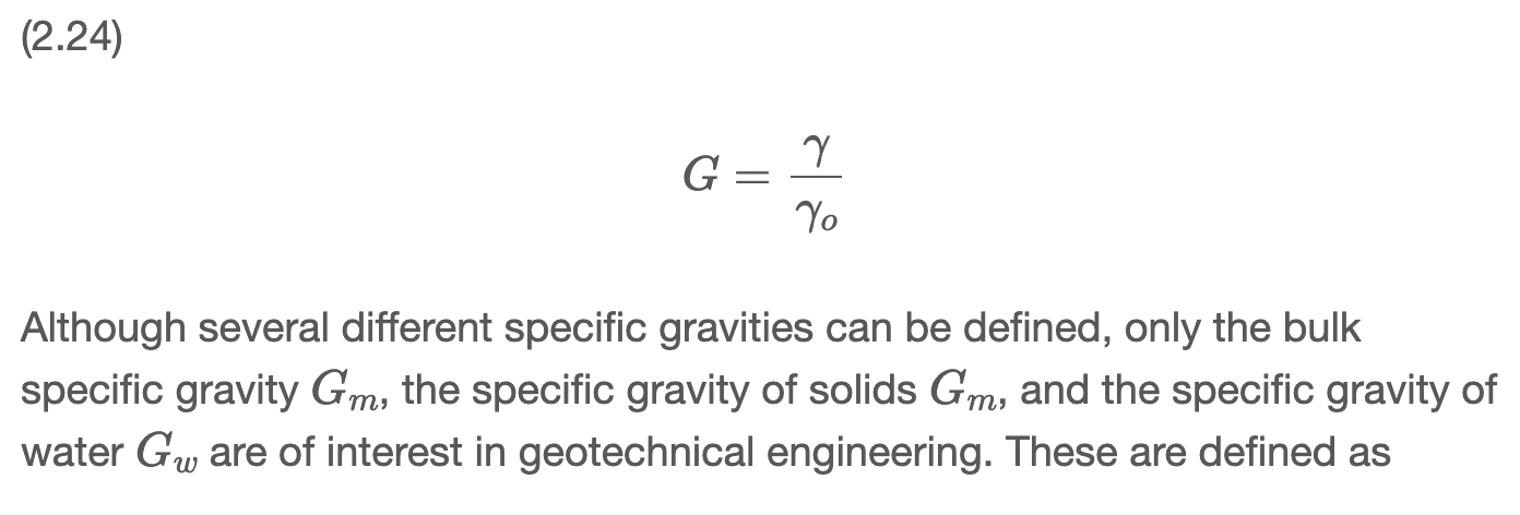 ( 2 . 2 4 ) G = o Although several different