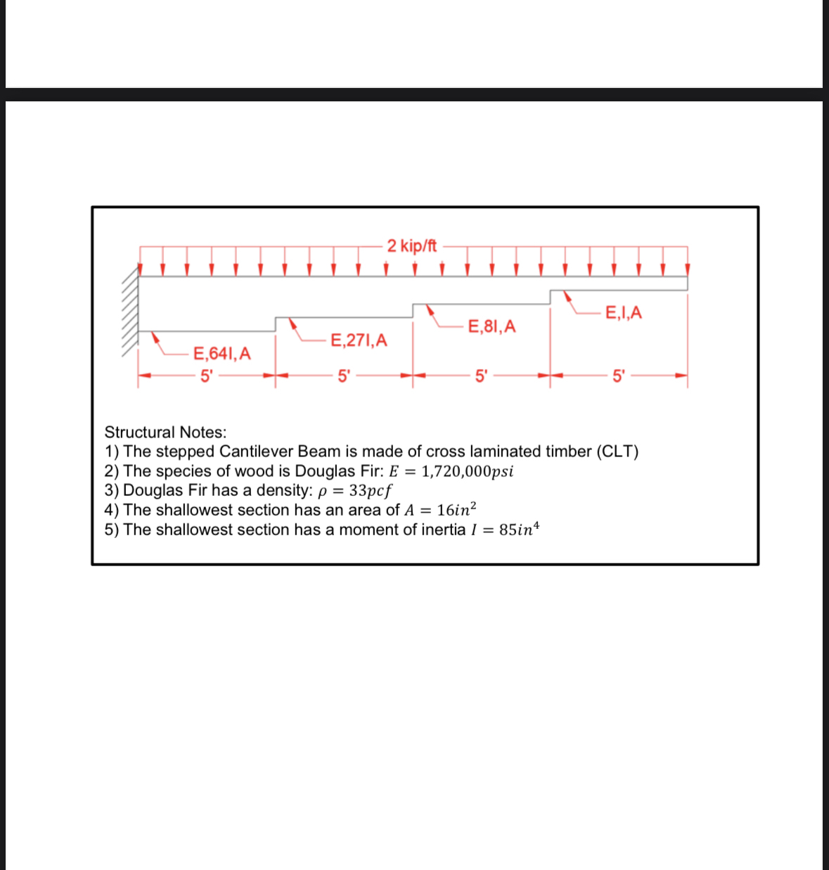 The species of wood is Douglas Fir: E = 1 , 7 2 0