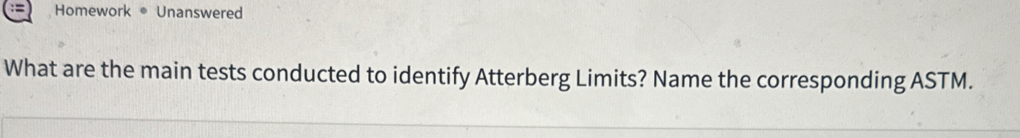 What are the main tests conducted to identify