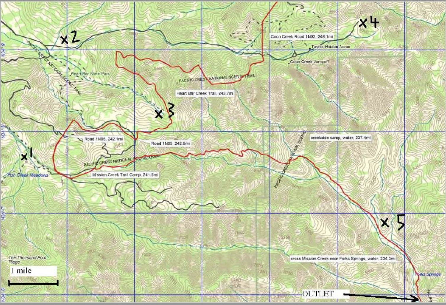 Please delineate the watershed for the point on