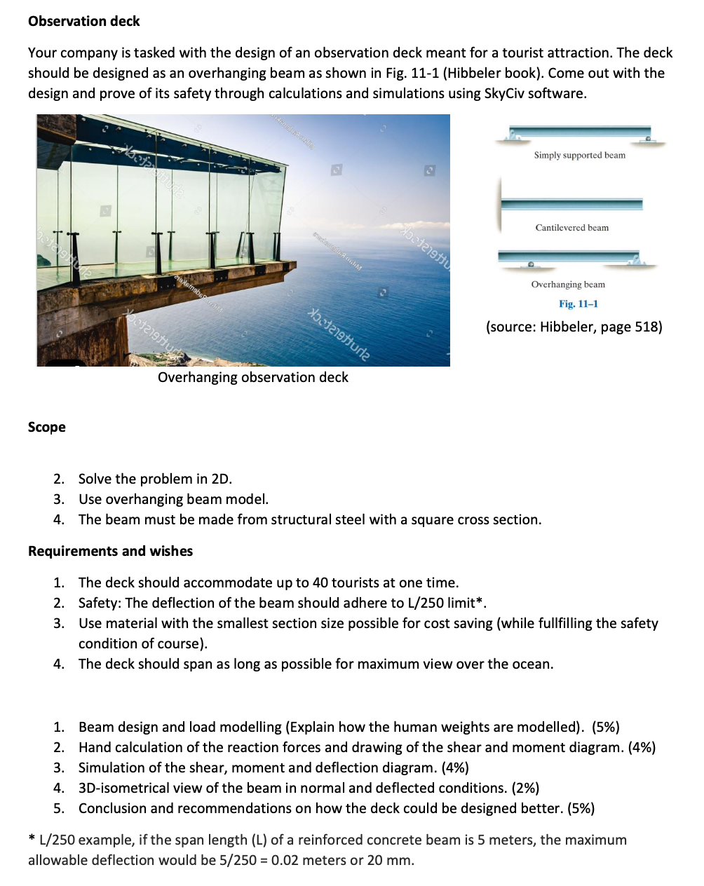 Civil Engineering Use SkyCiv software to solve