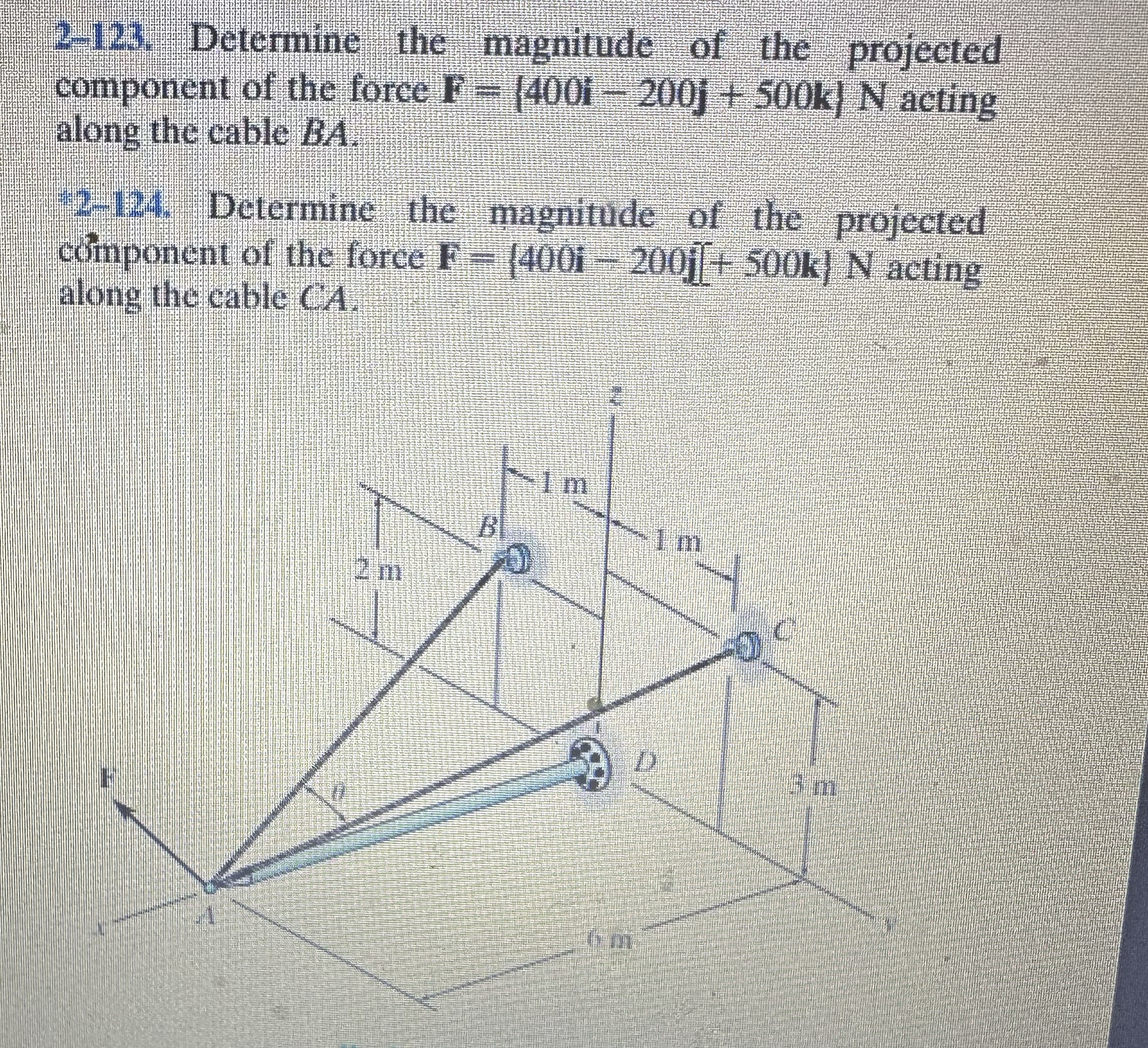 2 - 1 2 3 . Determine the magnitude of the