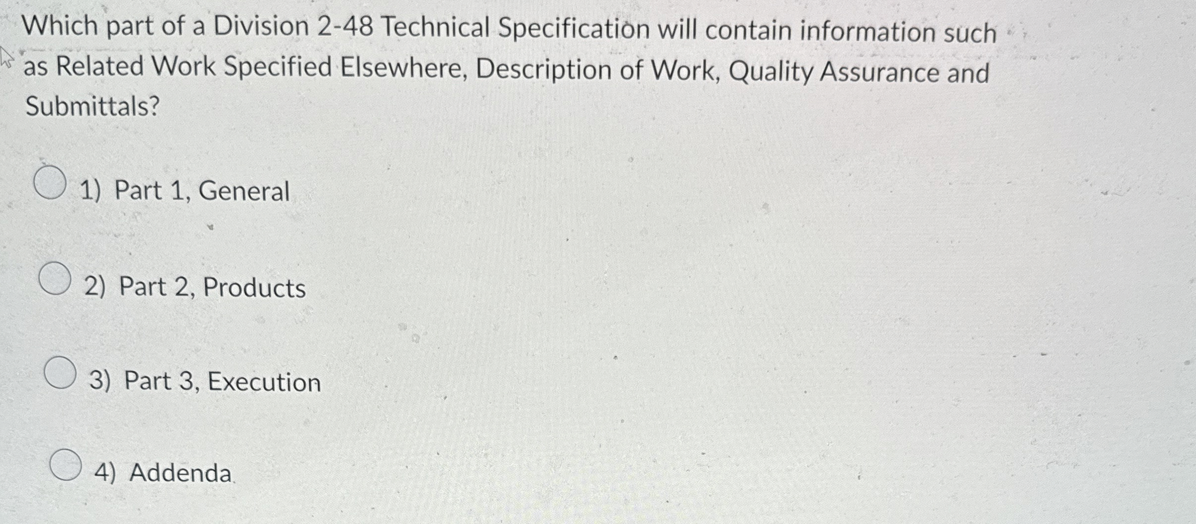 Which part of a Division 2 - 4 8 Technical