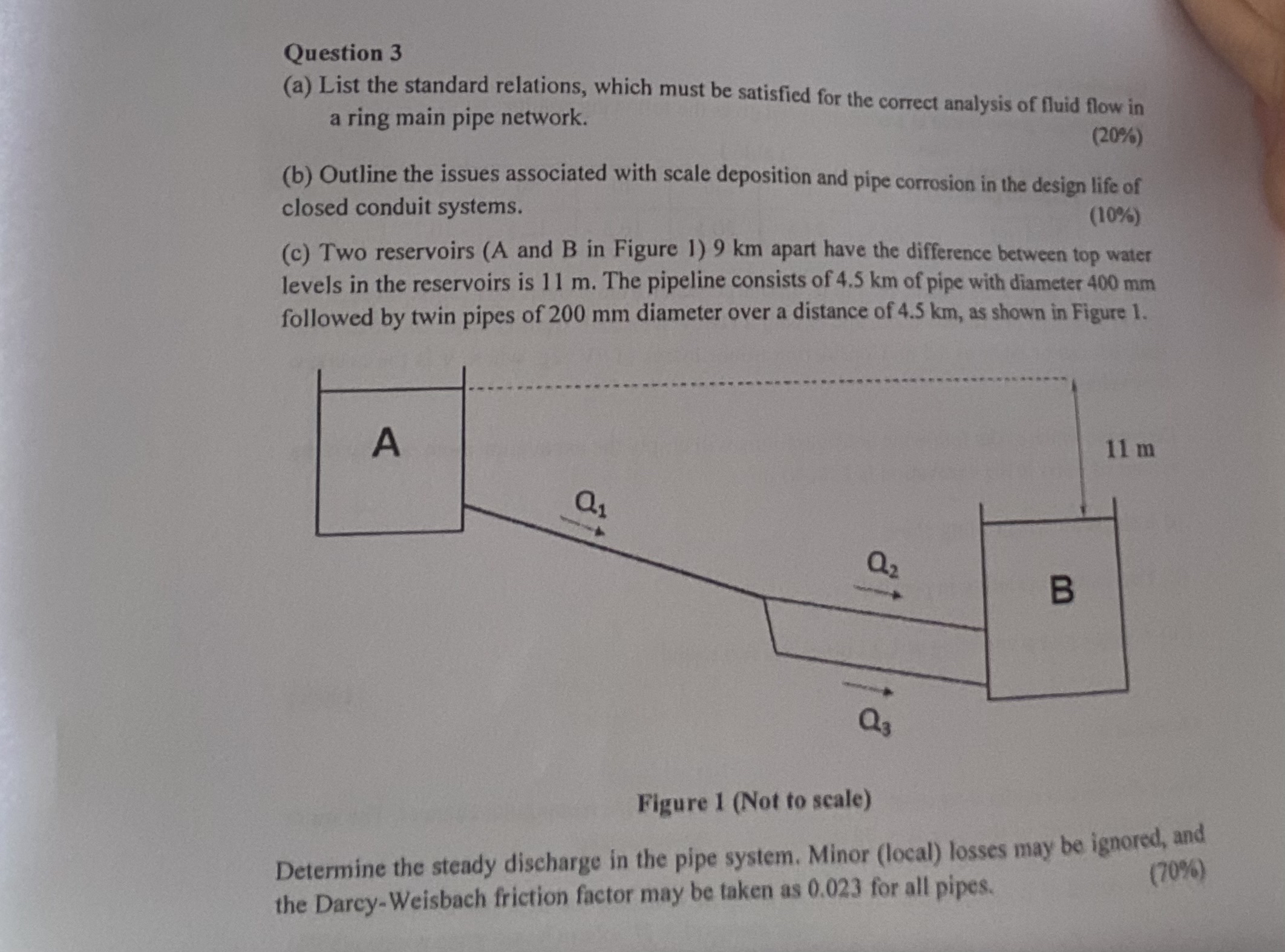 Question 3 ( a ) List the standard relations,