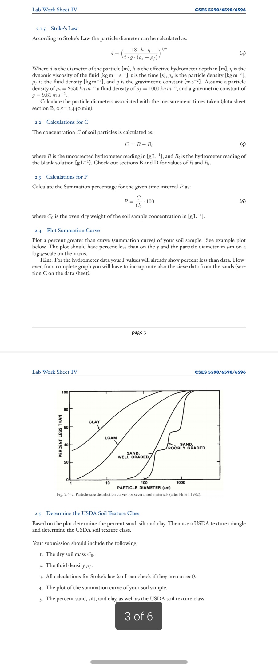 2 . I. 5 Stoke's Law According to Stoke's Law the