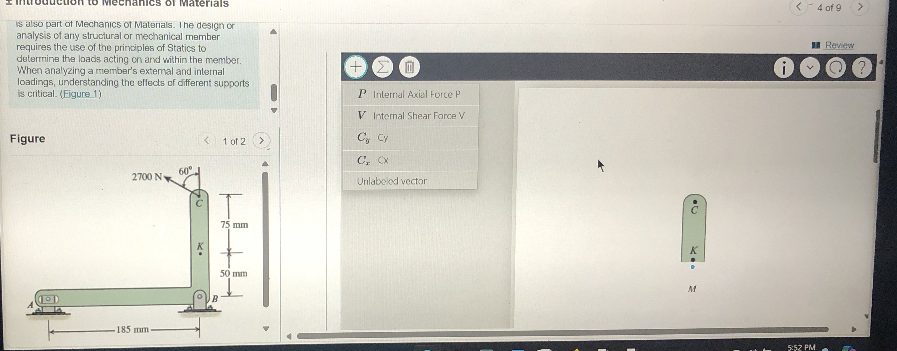 4 of 9 is also part of Mechanics of Materials. I