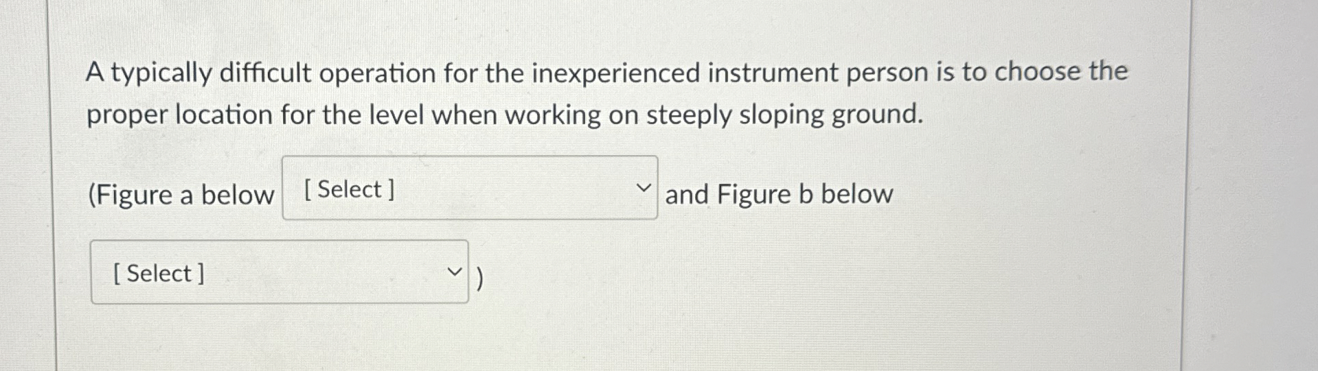 A typically difficult operation for the