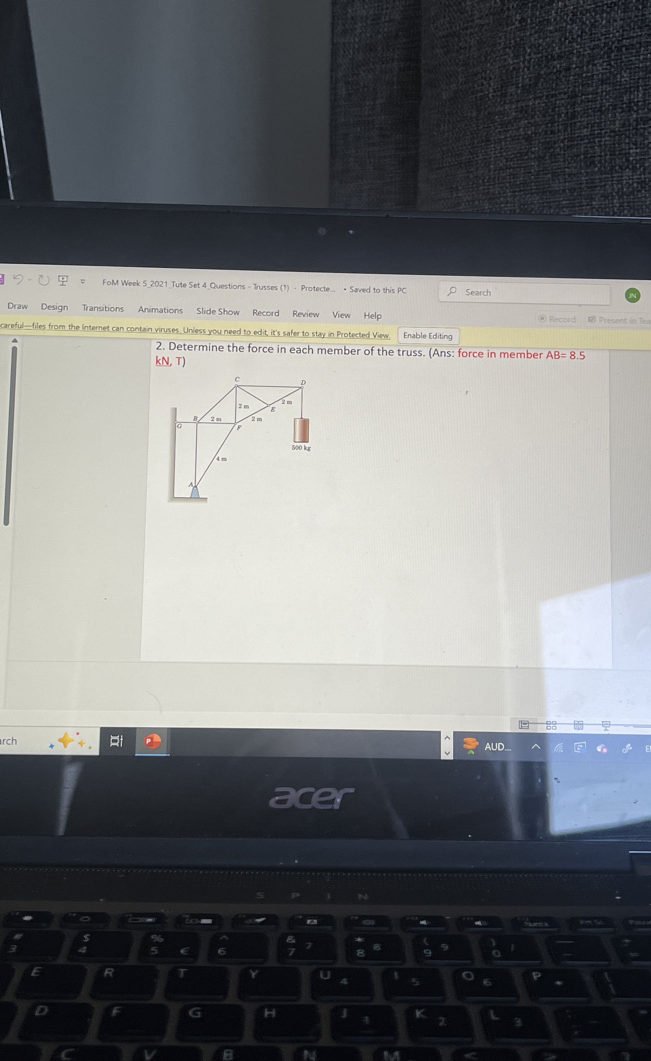 5 FoM Week 5 2 0 2 1 Tute Set 4 Questions -