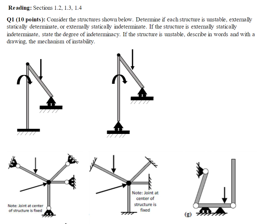 Reading: Sections 1 . 2 , 1 . 3 , 1 . 4 Q 1 ( 1 0