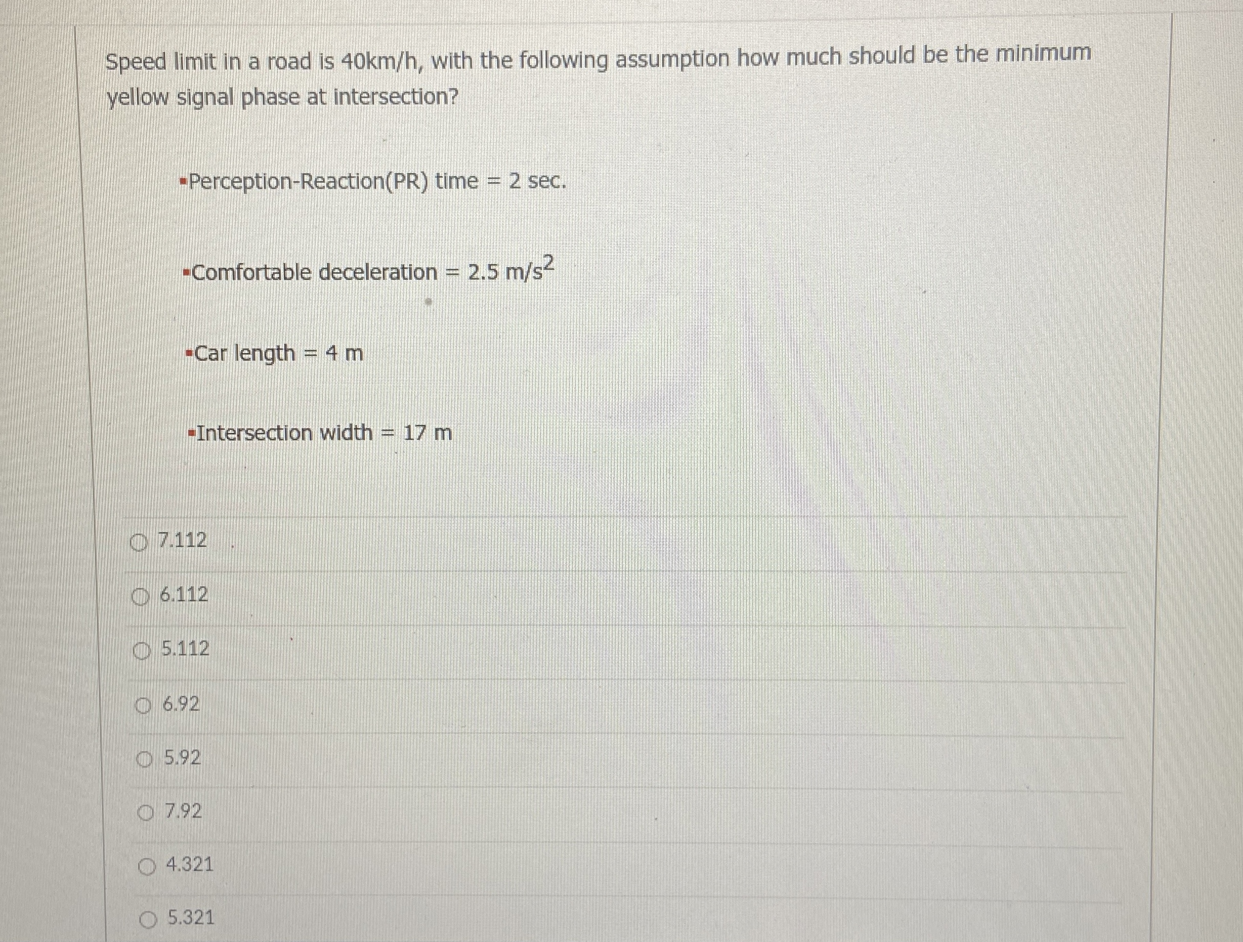 Speed limit in a road is 4 0 k m h , with the