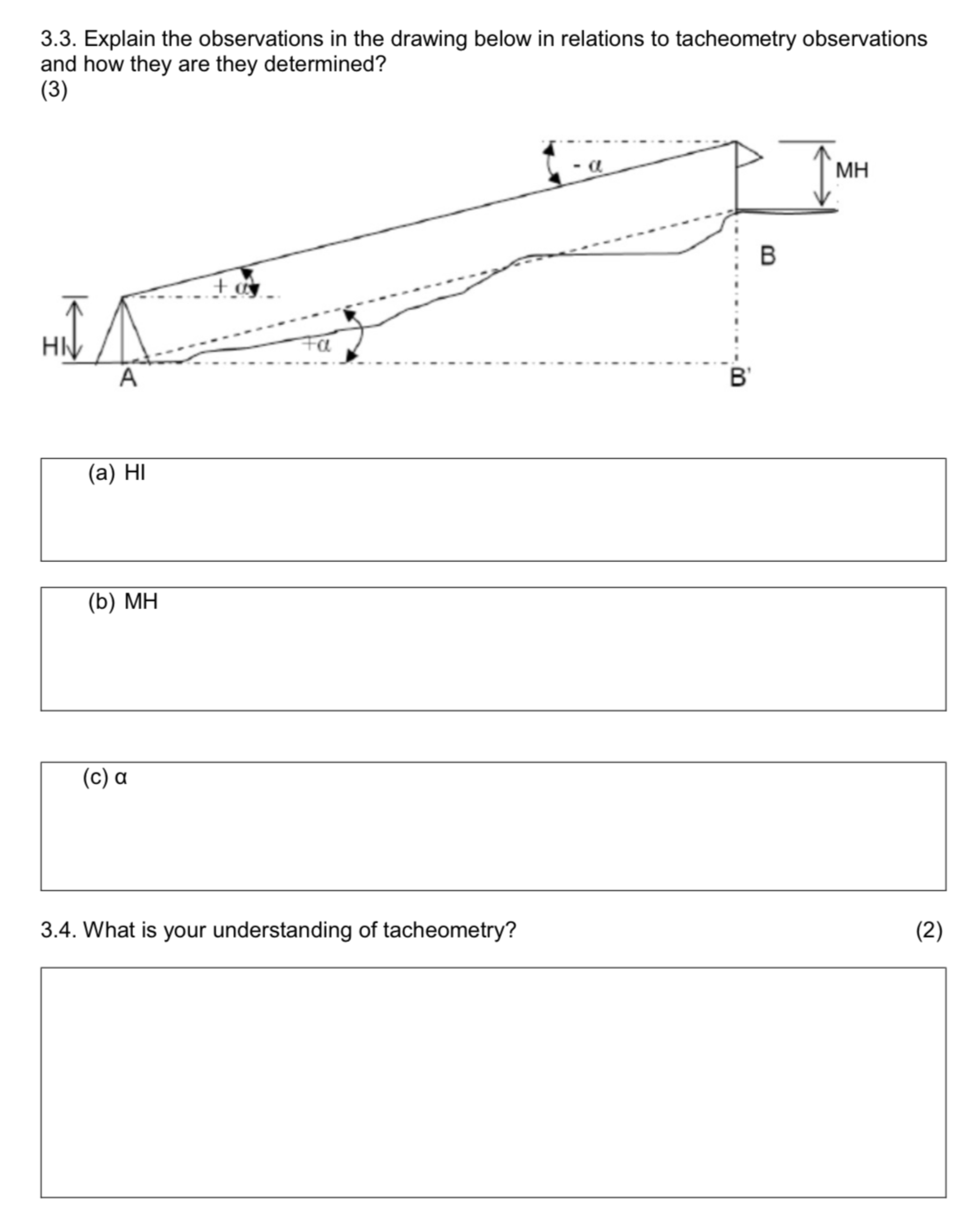 3 . 3 . Explain the observations in the drawing
