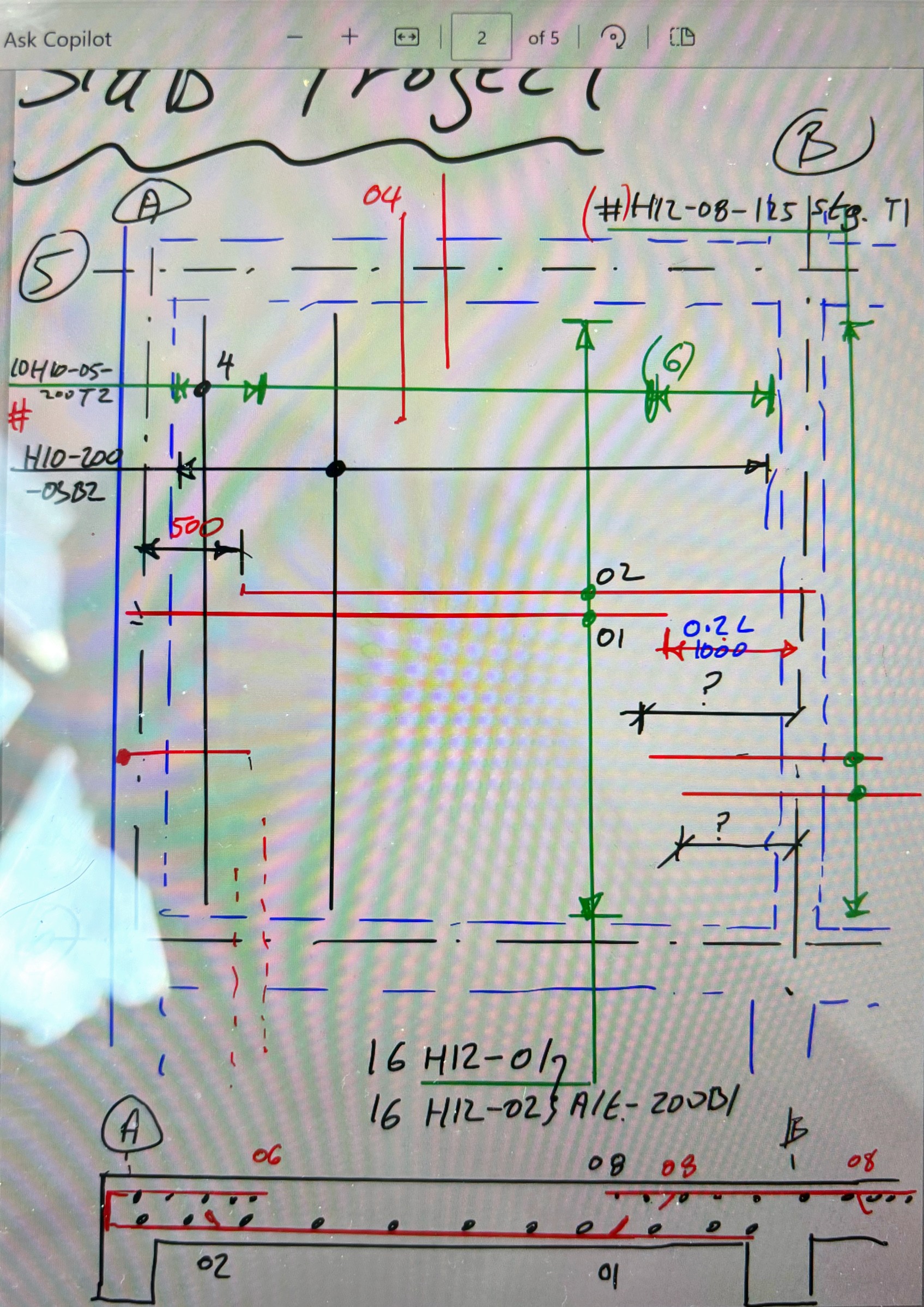 can you please make a bending schedule for this