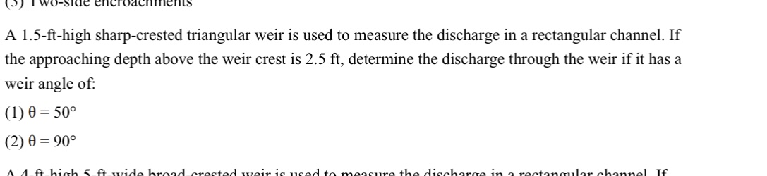 A 1 . 5 - ft - high sharp - crested triangular