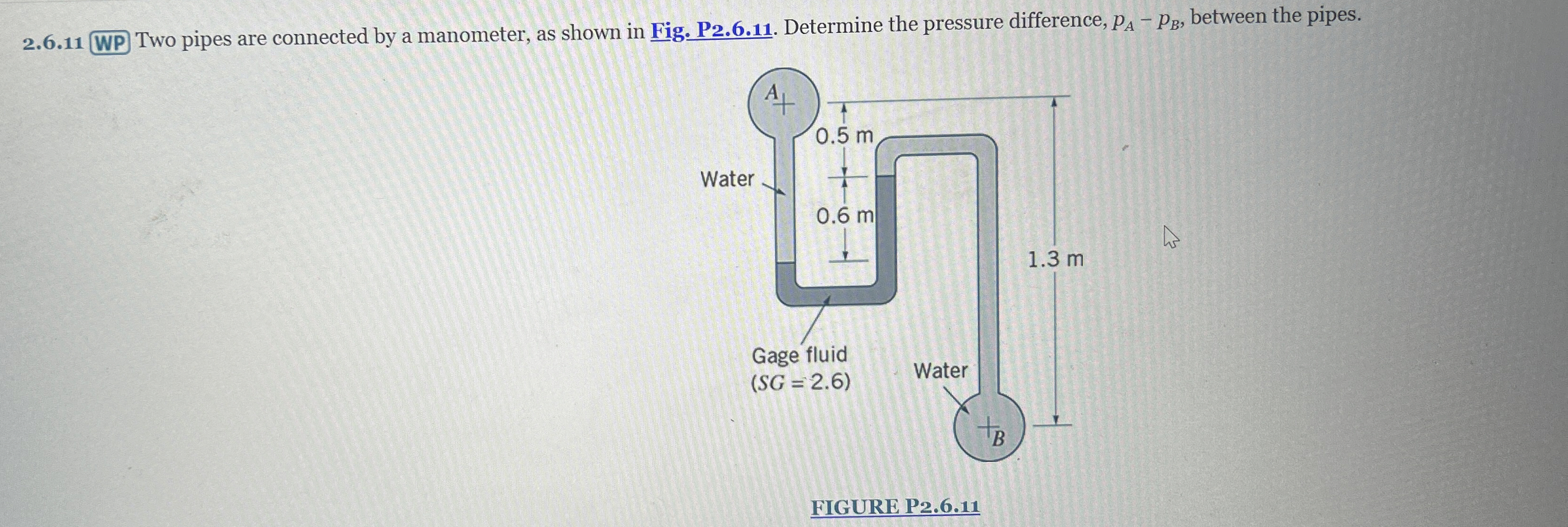 2 . 6 . 1 1 WP Two pipes are connected by a