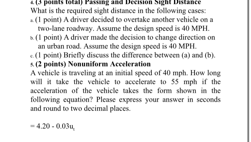 ( 3 points total ) Passing and Decision Sight