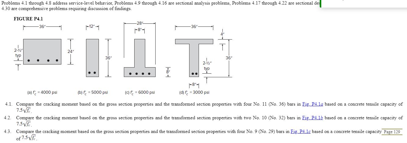 4 . 1 2 . Determine the nominal moment capacity