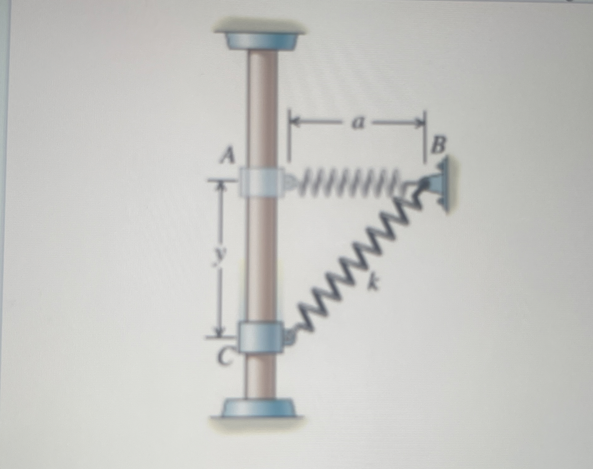 The 3 . 1 5 k g collar shown below is attached to