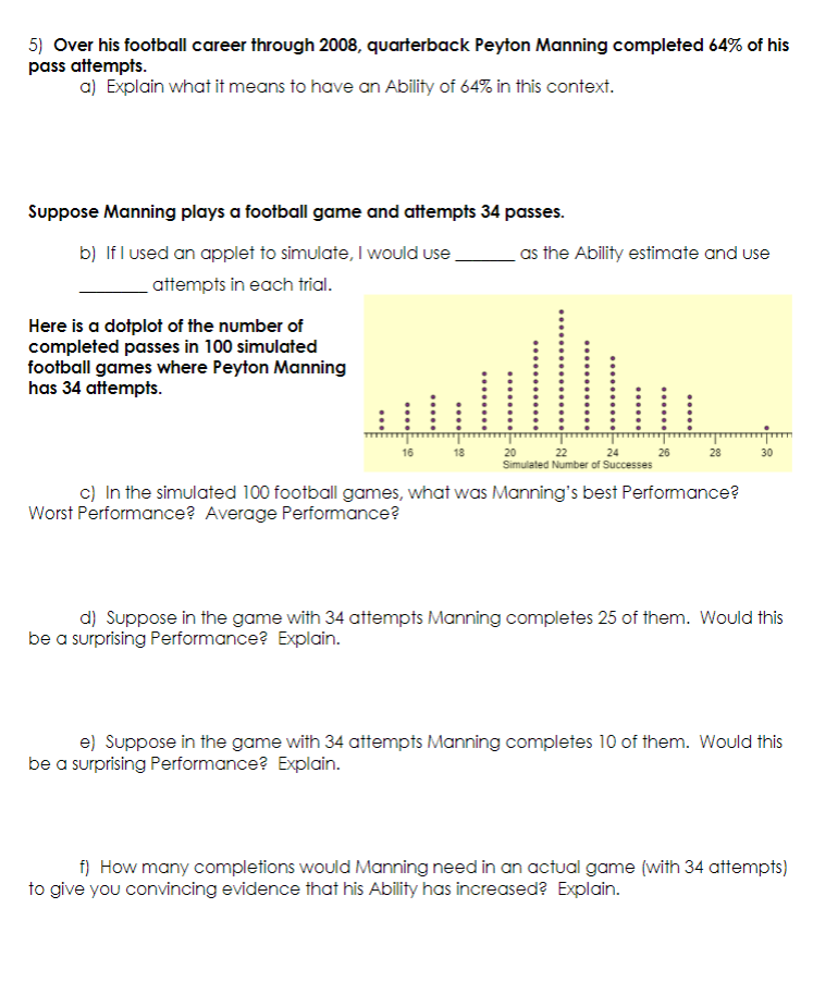 5) Over his football career through 2008,