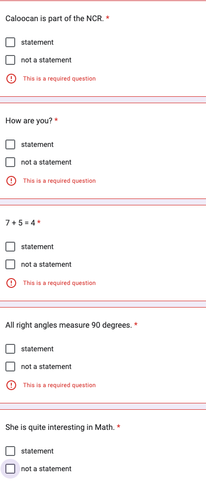 8. Which of the following is an example of