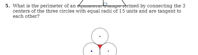 5. What is the perimeter of all equnaterar